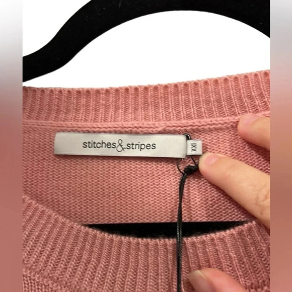 NWT Stitches and Stripes Pink Cozy Sweater Sold at Revolve 2X - Picture 5 of 5